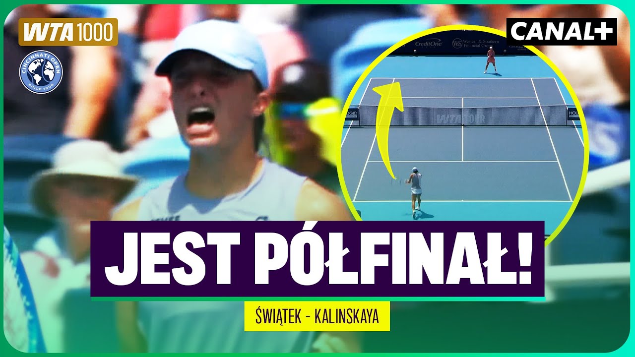 IGA NADAL W DOBREJ FORMIE! ŚWIĄTEK - KALINSKAYA, SKRÓT MECZU