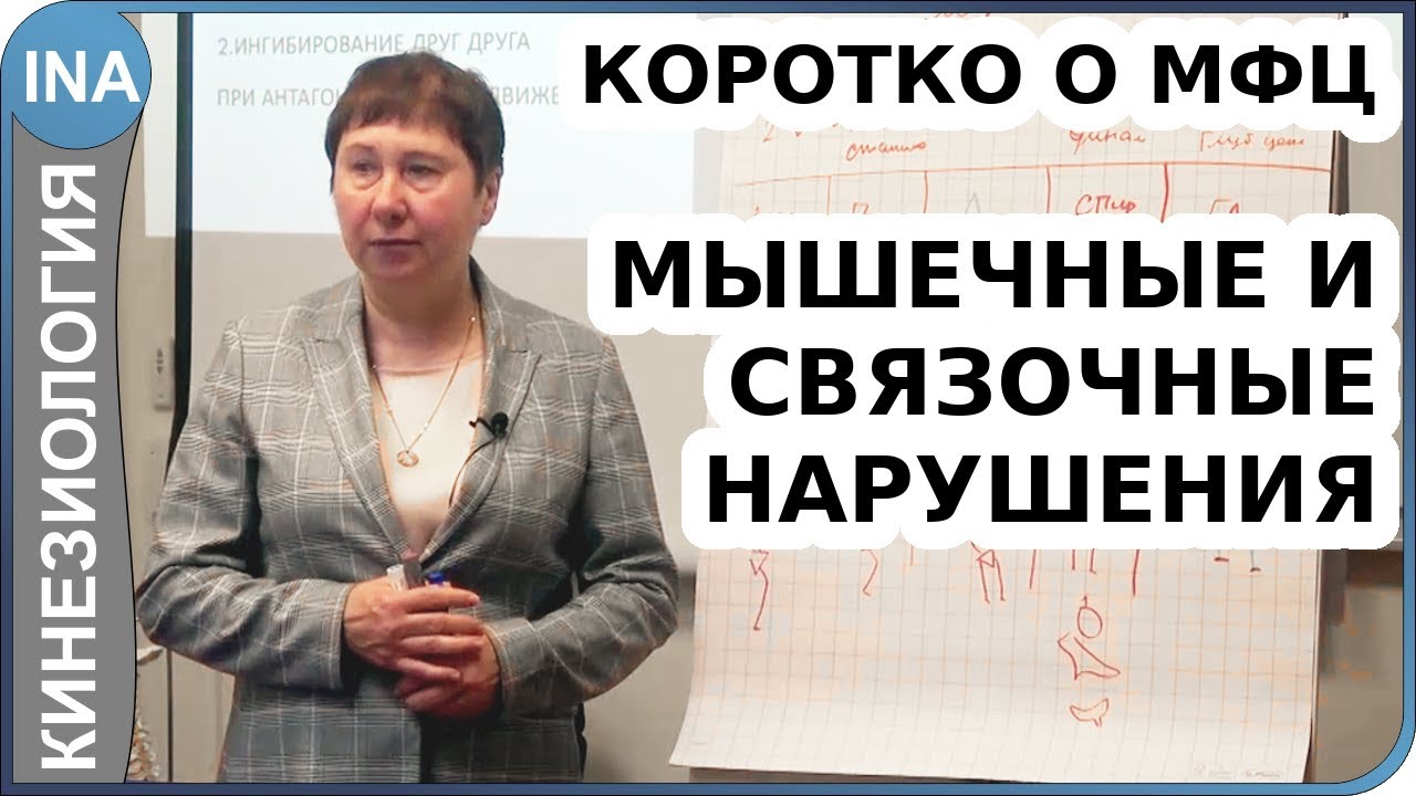 Мышечные и связочные нарушения. Коротко о МФЦ. Кинезиология Васильева