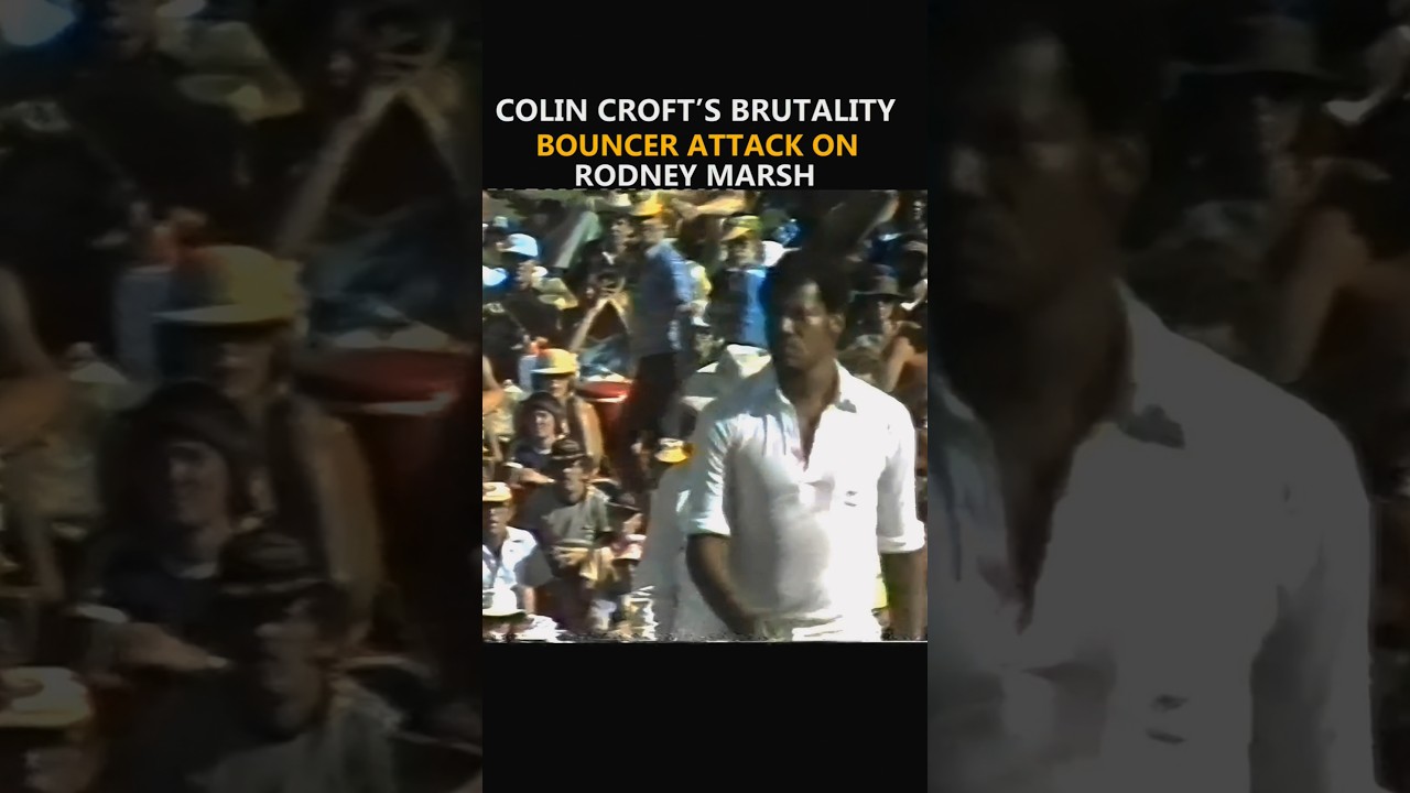 Colin Croft Destroyed Rodney Marsh with Brutal Bouncers - Analysis #short #cricket ##ytshorts