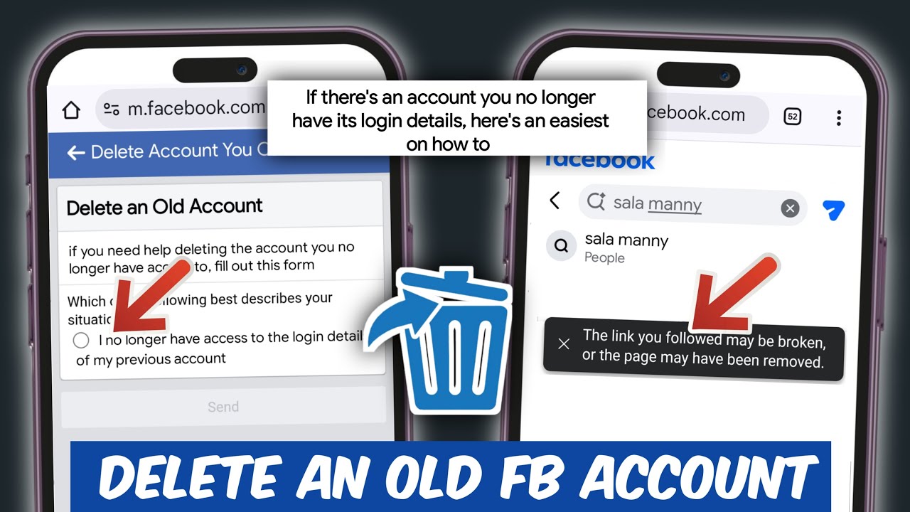 Как удалить старую учетную запись Facebook, к которой у вас больше нет доступа, без адреса электр...