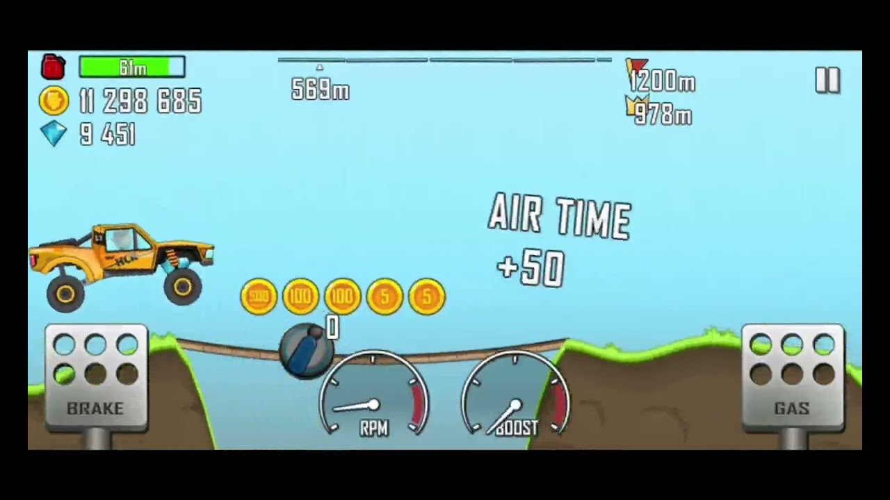 Hill Climb Racing | Countryside | 🙏 #longvideo #new #game 