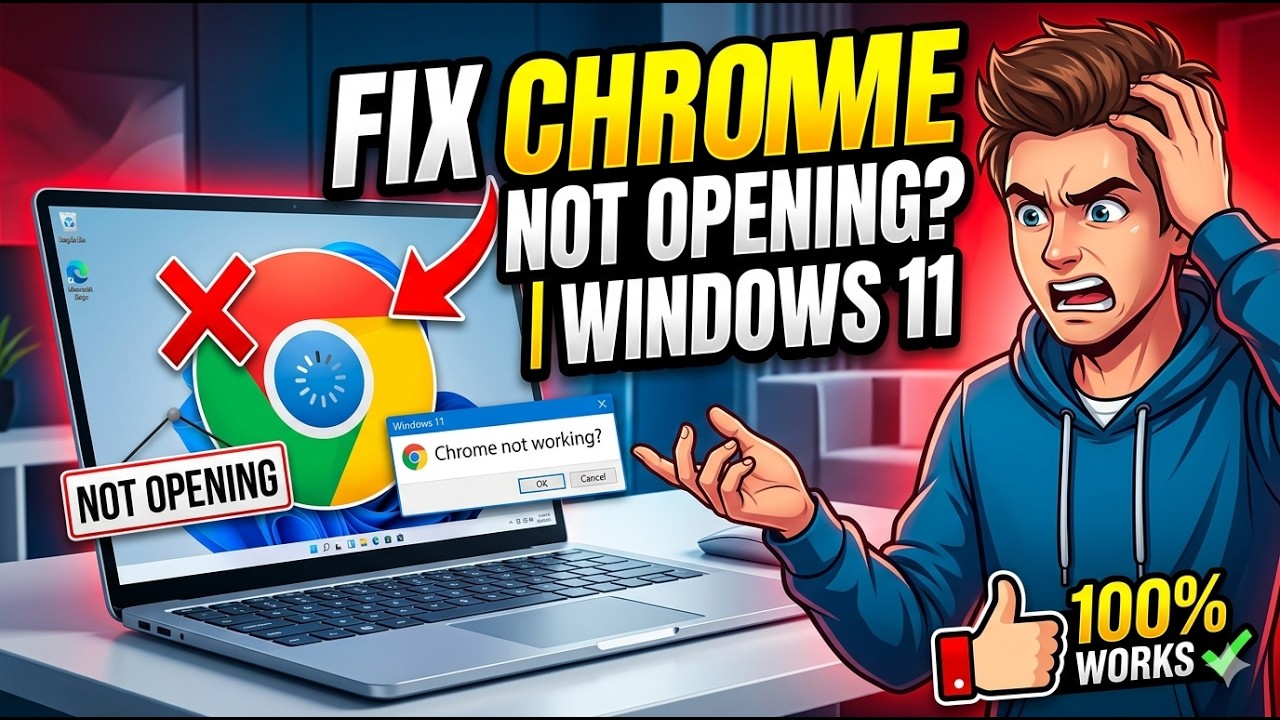 FIX Google CHROME Not Opening/Working on Windows 10/11 (2026*)