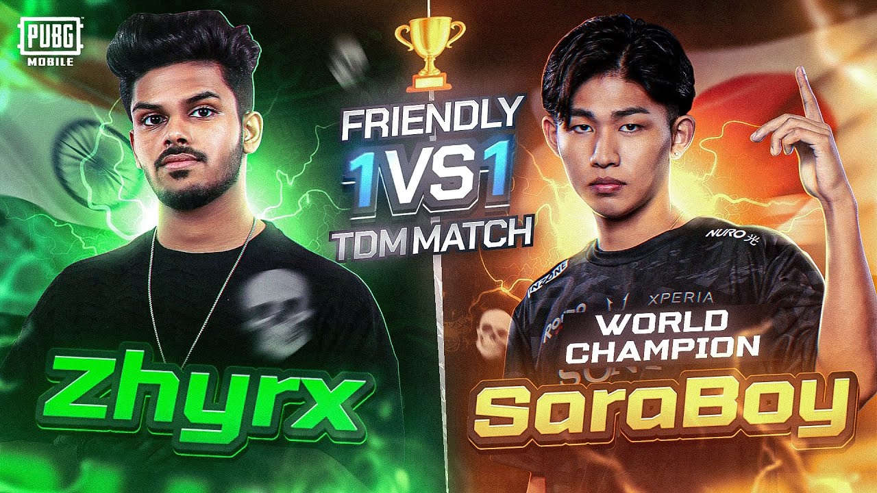 ZHYRX🇮🇳 VS SARABOY🇯🇵 | 1V1 AGAINST WORLD CHAMPION 🏆 | #BGMI