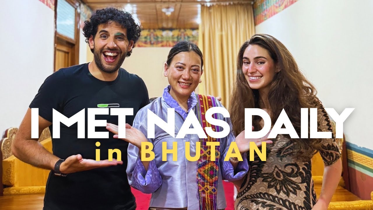 I met my favourite content creator NAS DAILY | Fan Moment | Bhutan | Aija | 