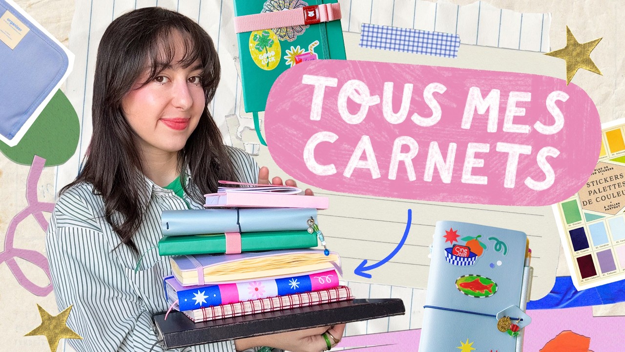 My journal ecosystem : TOUS mes carnets + mon organisation 🌷🌸