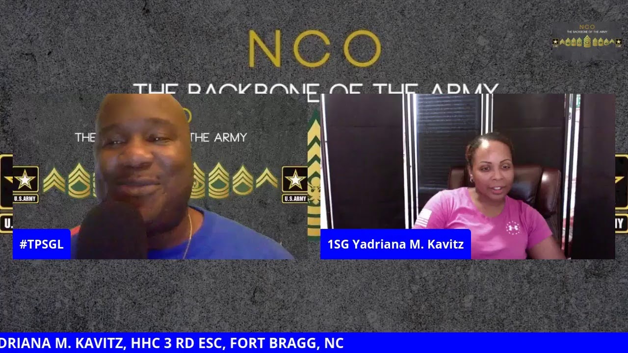 NCOPD LIVE w/1SG Yadriana M. Kavitz