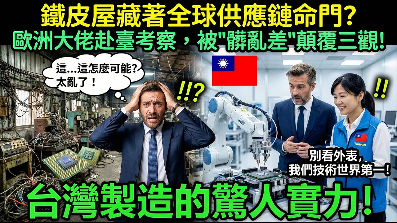 拒絕表面精緻！臺灣製造業用“野蠻生長”征服西方，成全球危機中的最後堡壘