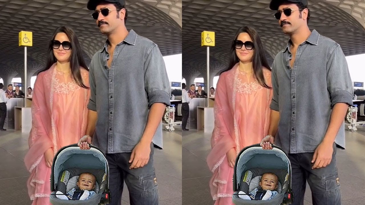 Katrina & Vicky Kaushal Revealed Vihaan Face to Paparazzi for first time after Vihaan delivery