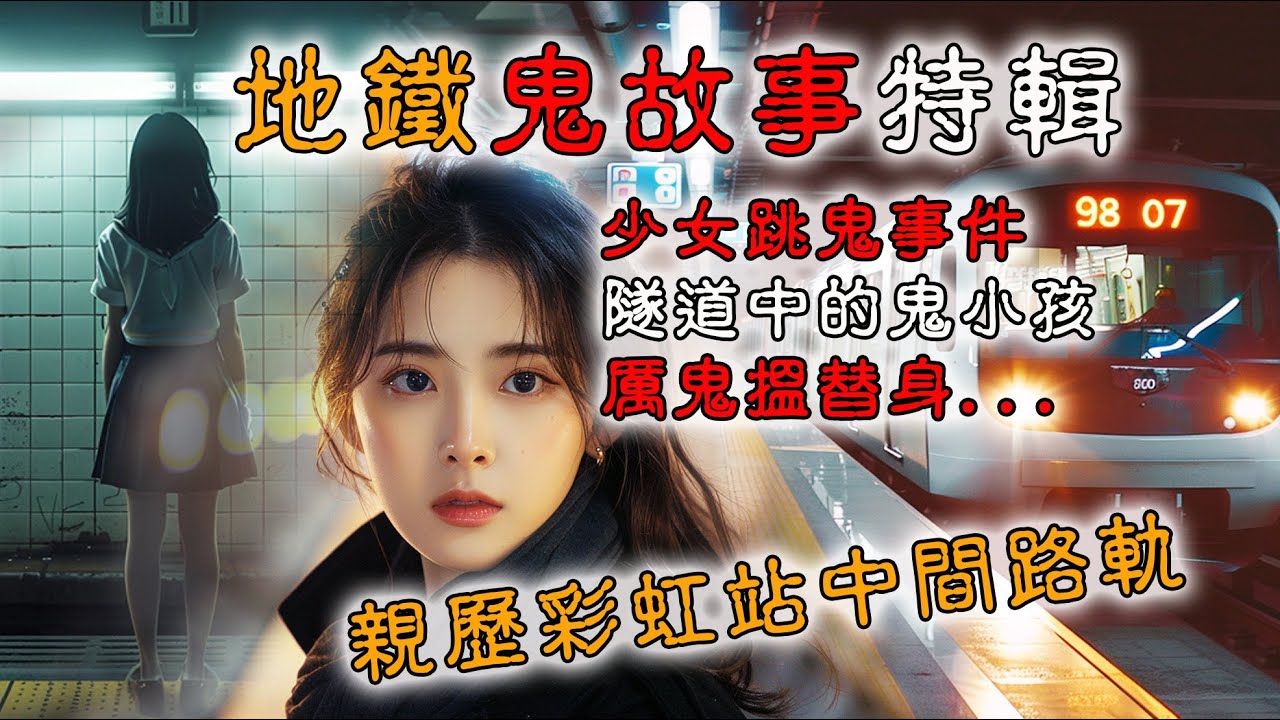 【鬼故 香港粵語恐怖 】香港地鐵鬼故事｜消失的少女｜隧道中的小孩｜真人真事｜廣東話｜聽鬼故事｜靈異事件｜油麻地｜彩虹站