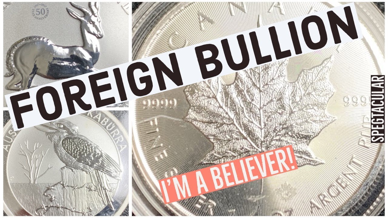 Foreign Government Bullion Coins - I&rsquo;m a believer!