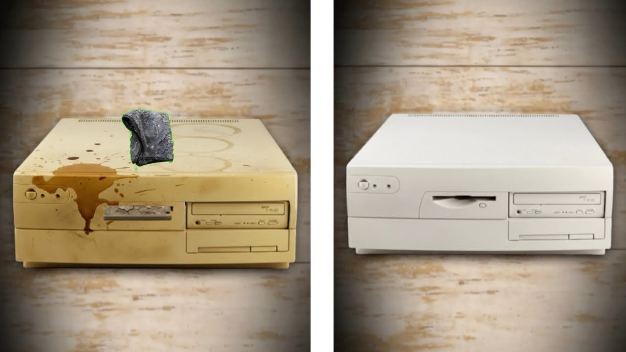 Incredible Retro PC Restoration! Dirty to Brand New Transformation 😱✨