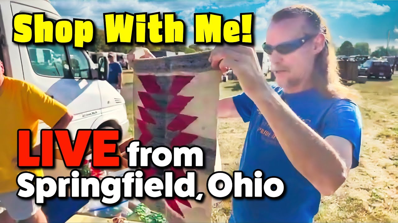 Early Access Shopping at the Springfield, Ohio Flea Market!
