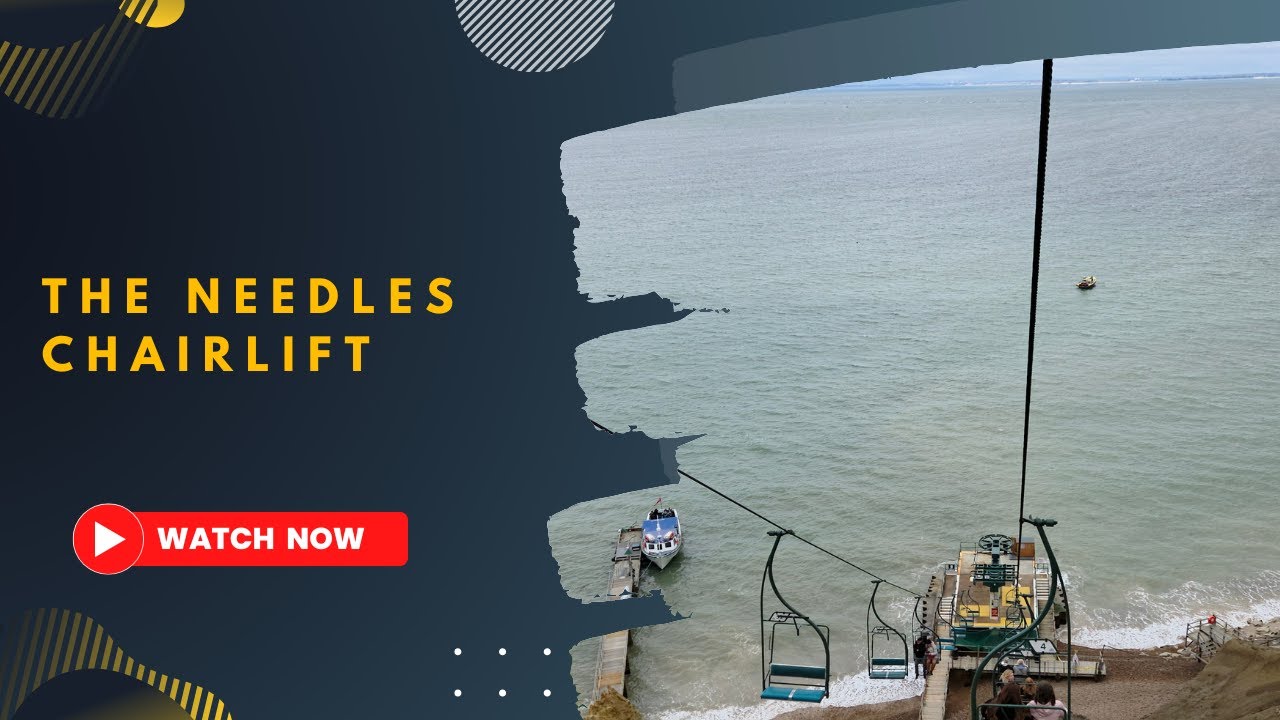 The Needles Chairlift full journey, Isle of Wight