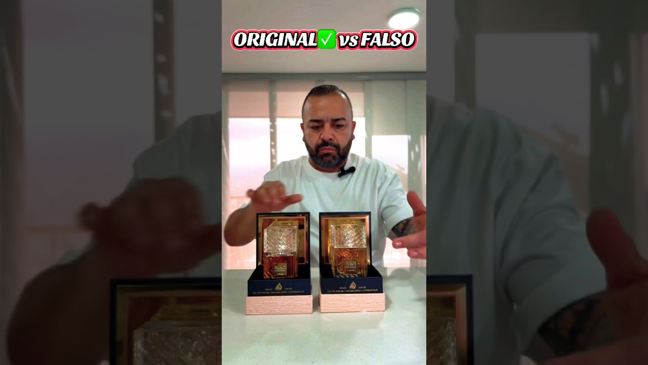 The difference between Original and Fake by Khamrah Lattafa #perfume #luxuryperfumes #perfumereviews
