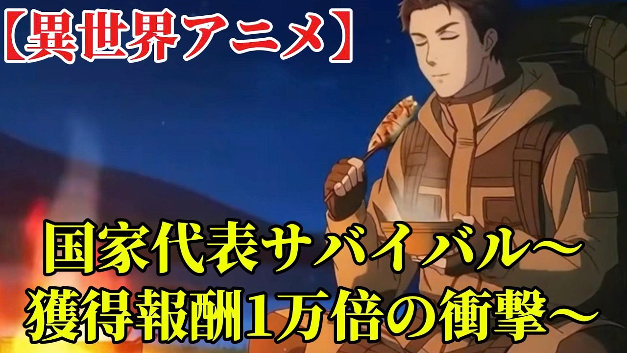 【異世界アニメ】国家代表サバイバル〜獲得報酬1万倍の衝撃〜