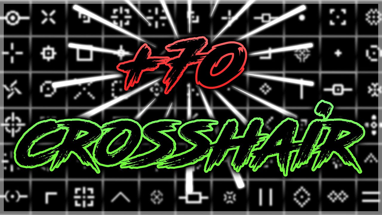 MINECRAFT CROSSHAIR OVERLAYS PACK FOLDER (+70 CROSSHAIR)