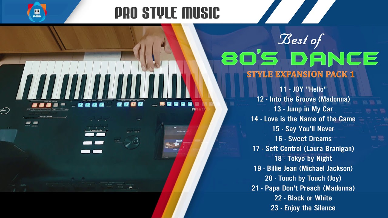 Touch My Heart - Style for Yamaha Keyboard - Best of 80's Dance music