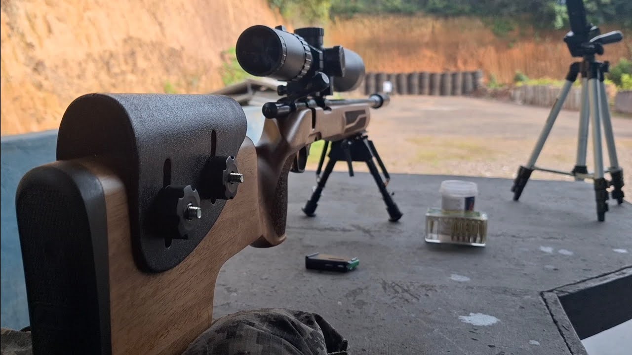 Rifle 8117 17HMR - Teste à 50m, com munição Remington 20gr e A17 17gr...