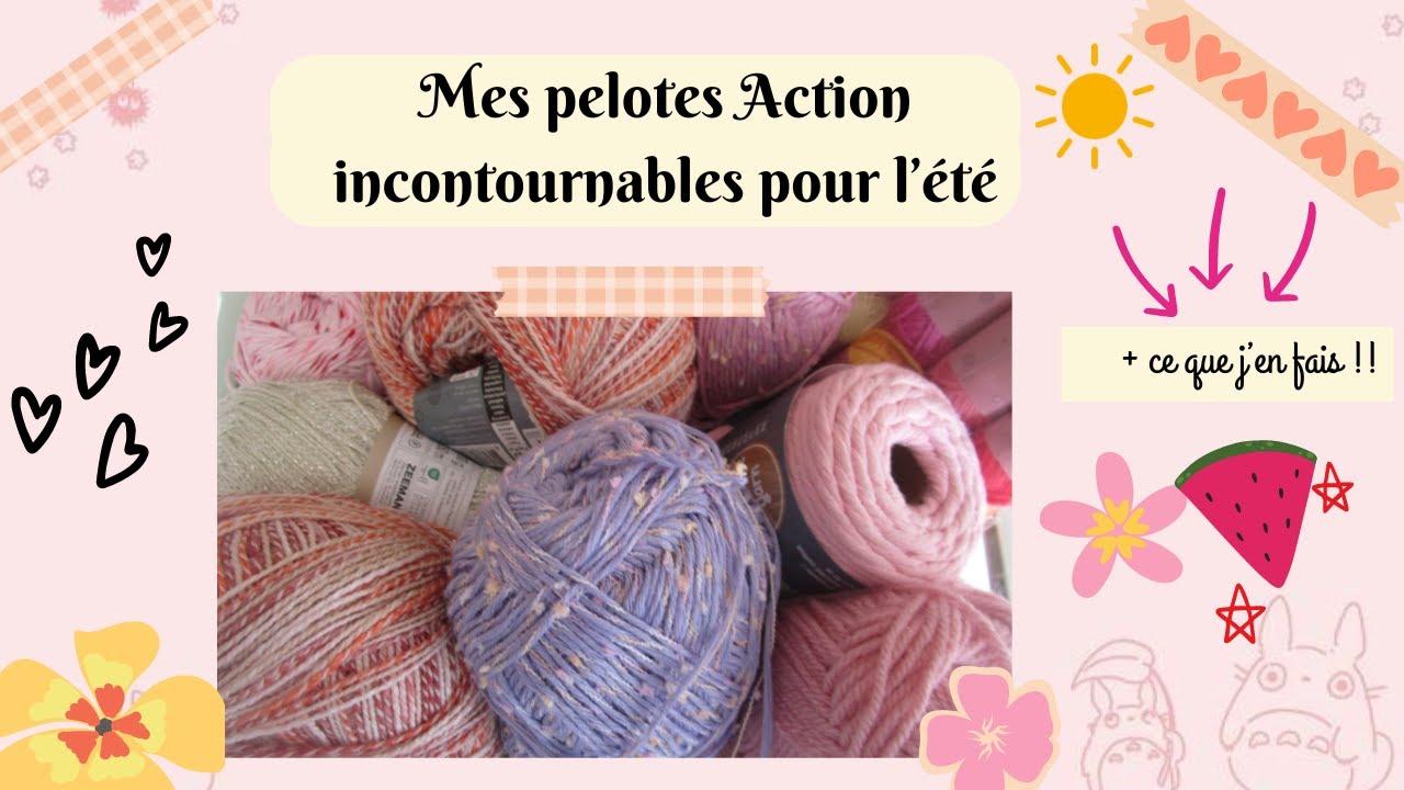 🦩MES PELOTES ACTION INCONTOURNABLES POUR L'ÉTÉ☀️  + ce que j'en fais ! 🏵️