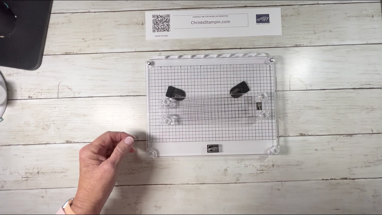 The new Stampin' Up Stampin Positioner will make your stamping easier