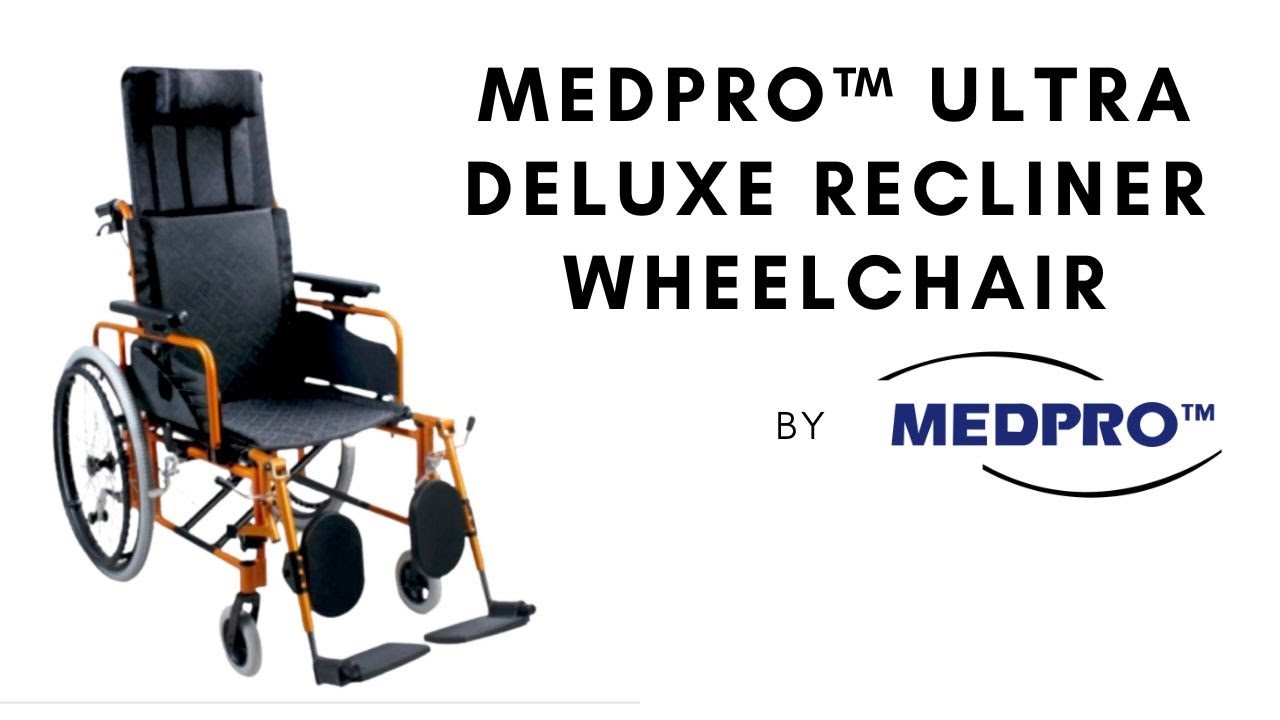 MEDPRO&trade; Ultra Deluxe Recliner Wheelchair