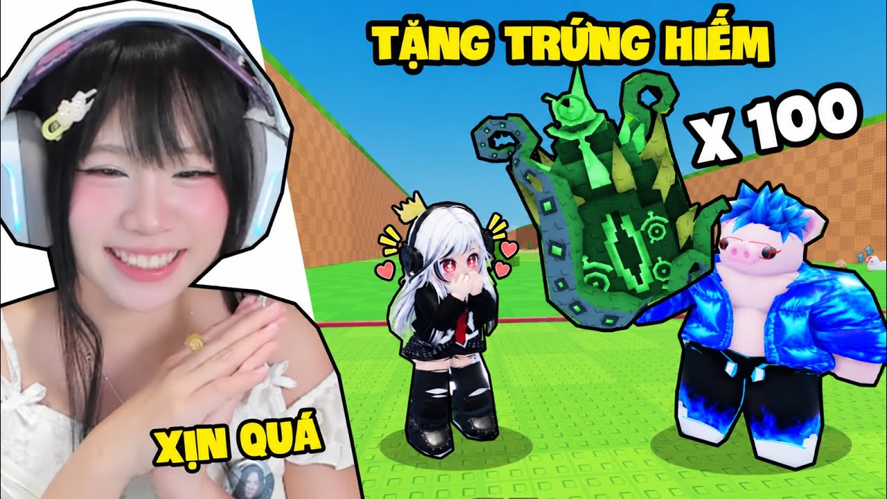 SAMMY BẤT NGỜ PHONG CẬN TẶNG 100 TRỨNG XỊN TRONG ROBLOX