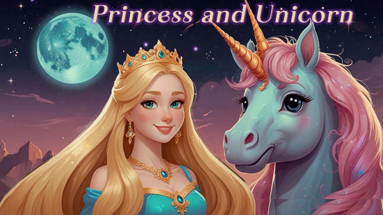 New Princess and unicorn story #viral #cartoon #princess #video #princessstory #moralstories