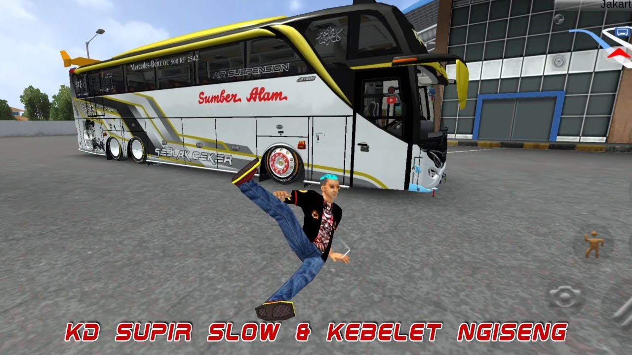 SHARE KODENAME SUPIR SLOW DAN SUPIR KEBELET NGISENG BUSSID V 4.4.1