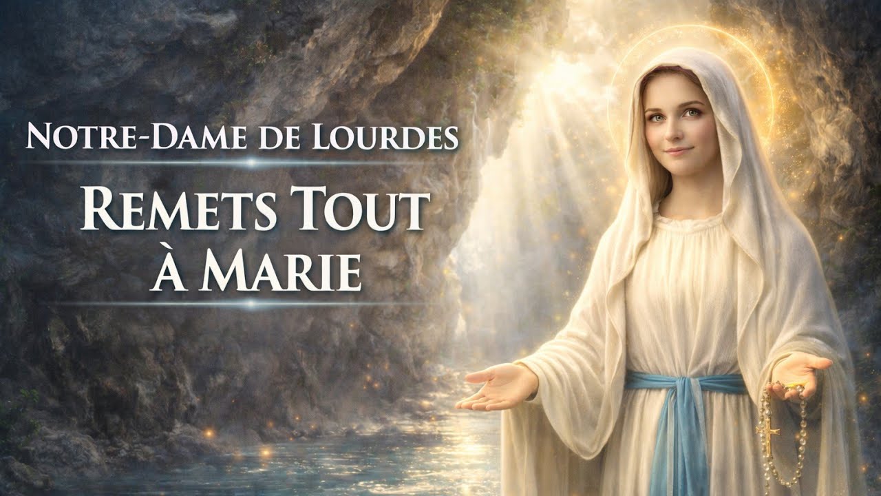 🌟 ÉCOUTE CETTE PRIÈRE À NOTRE-DAME DE LOURDES ET REMETS TOUT ENTRE LES MAINS DE MARIE 🙏