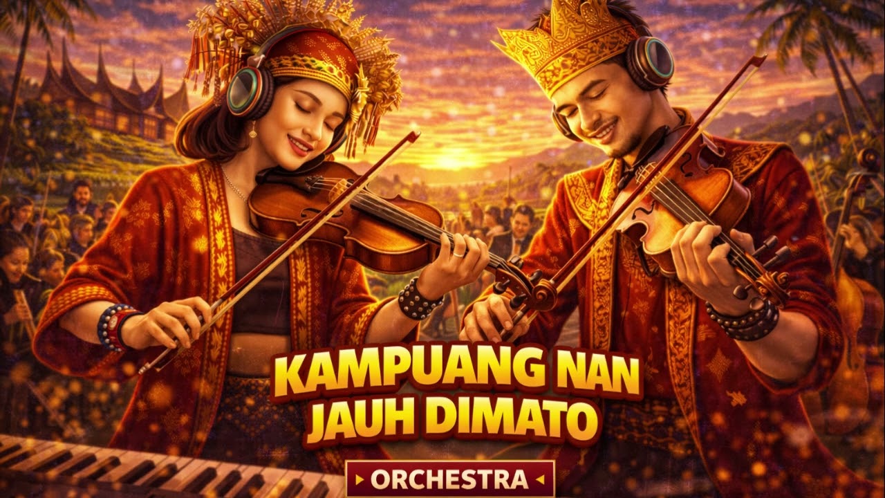 KAMPUANG NAN JAUH DI MATO - (Grand Orchestral Symphony) | Simfoni Rindu Ranah Minang 🎻🏛️✨