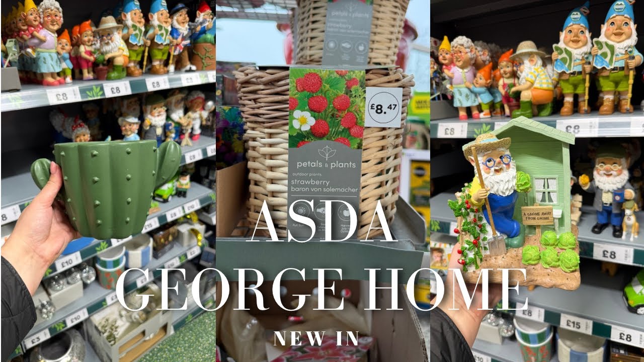 NEW IN ASDA GEORGE HOME | NEW GARDEN PLANTS, TOOLS, LIGHTS & DECORATIONS 🌱