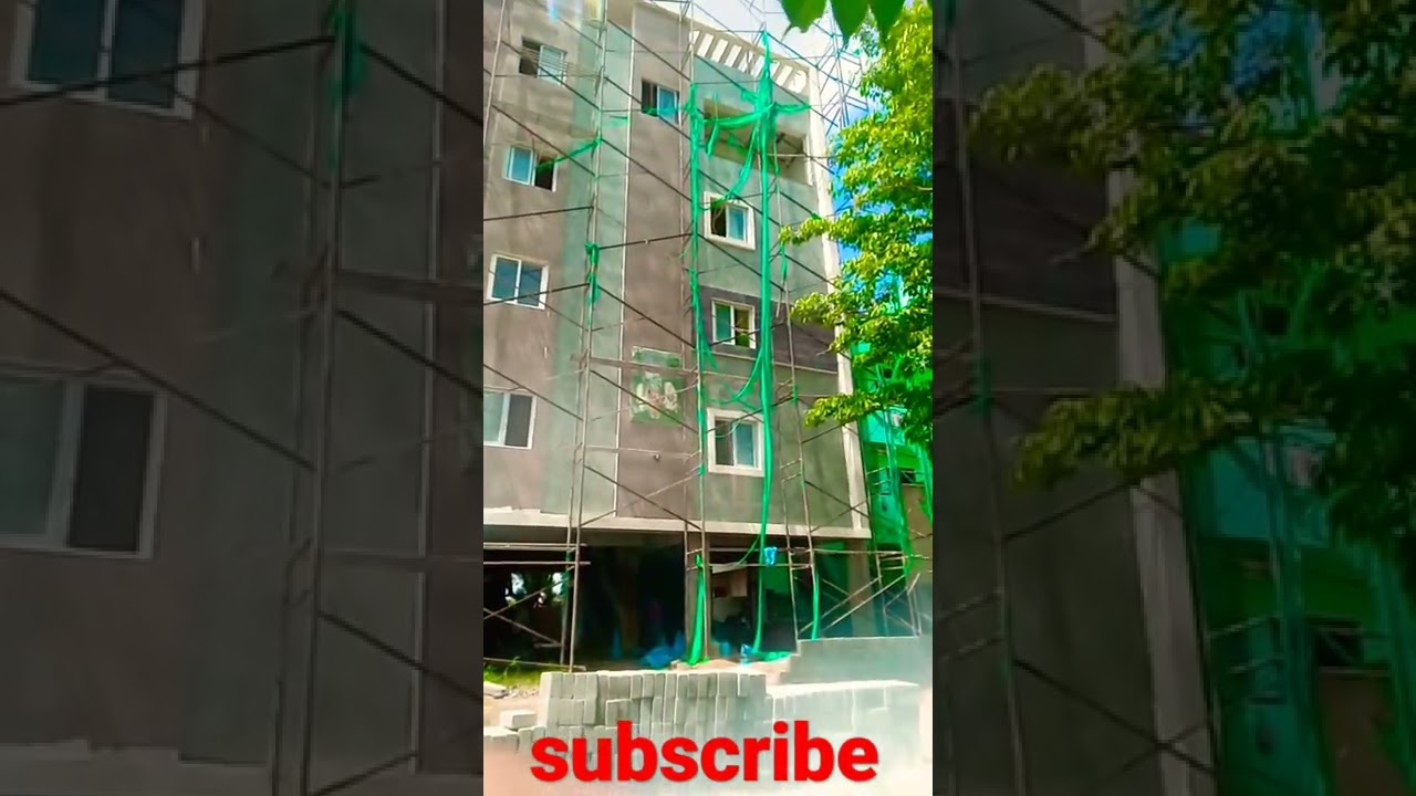 G+4 appartment works|residential building construction 🚧 ||