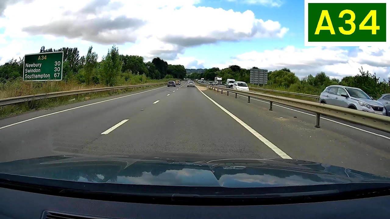 A34 - Oxford Western Bypass - Southbound Part 1