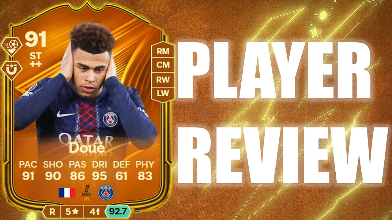 EA SPORT FC 26: DÉSIRÉ DOUÉ 91 STAR PERFORMER PLAYER REVIEW