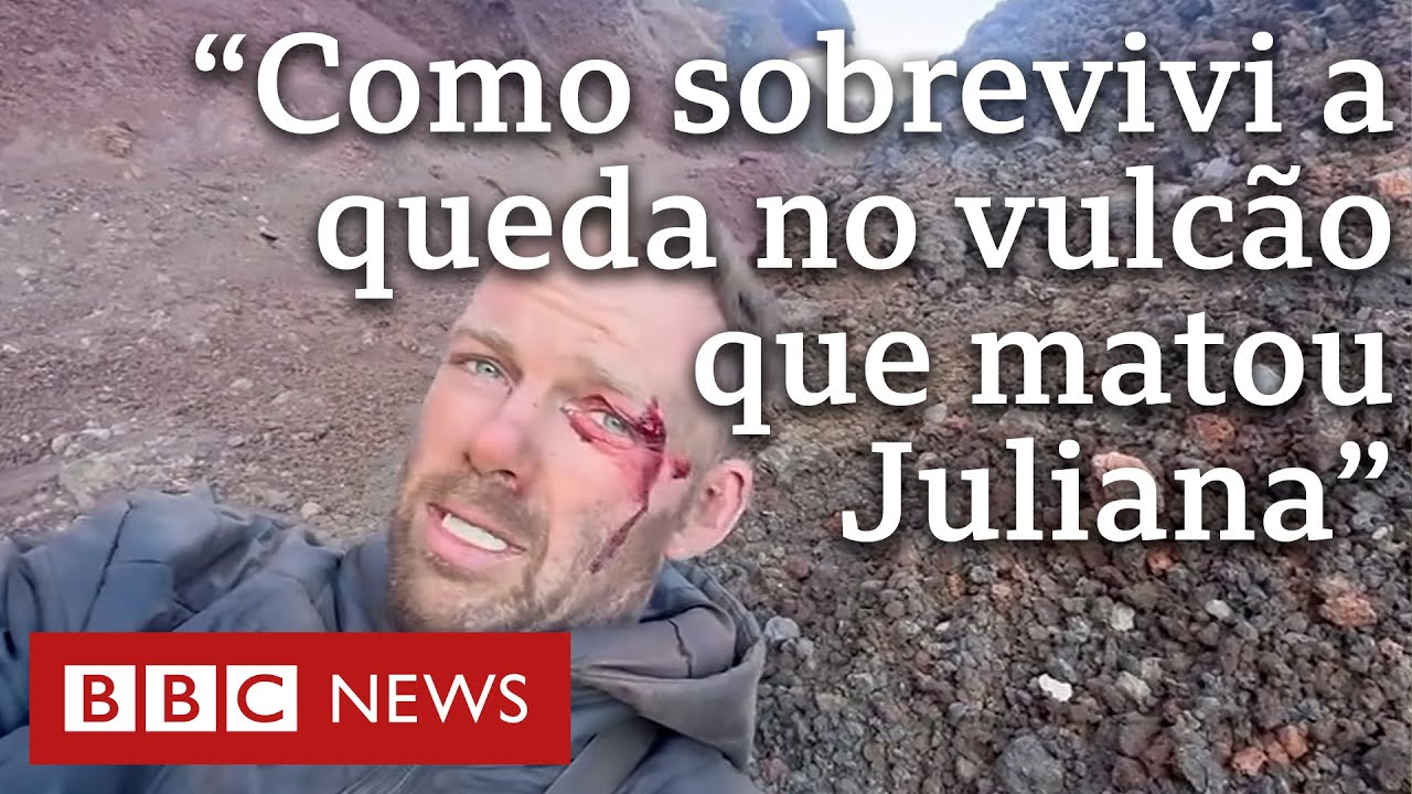 Irlandês conta como foi resgatado após cair em vulcão onde Juliana morreu na Indonésia