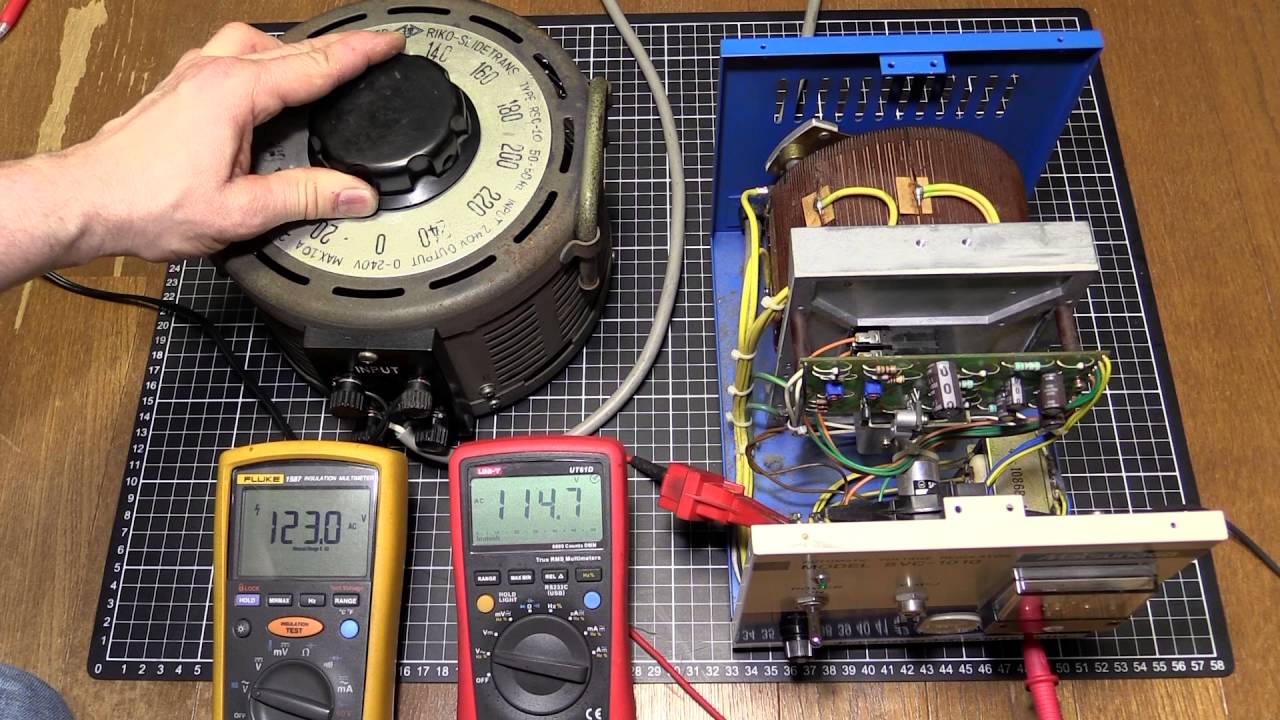 A Look at a Matsunaga SVC-1010 Transformer Automatic Voltage Regulator