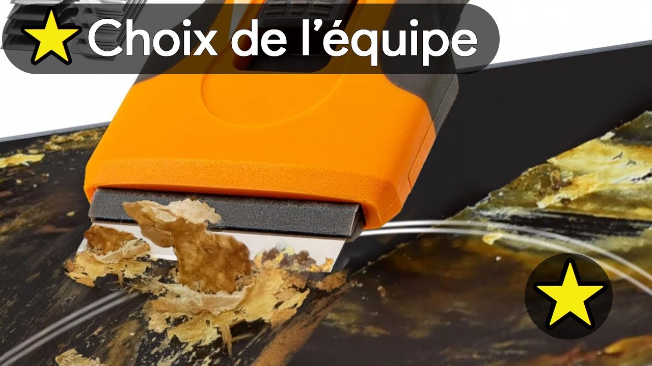 🏆 TOP 3 MEILLEUR GRATTOIR POUR PLAQUE VITROCERAMIQUE 2025 🔥