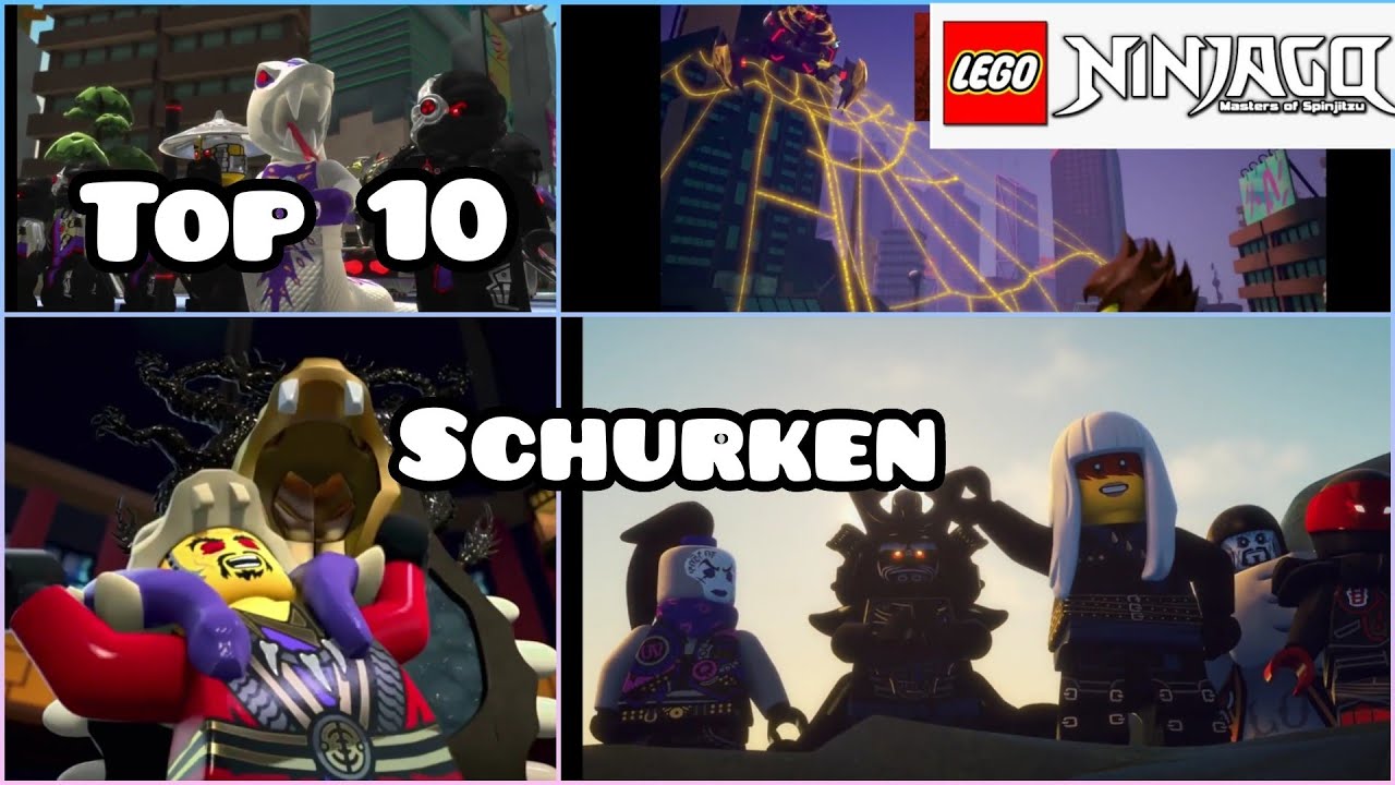 Top 10 Schurken in Ninjago ( Meine Meinung) / Lego Ninjago
