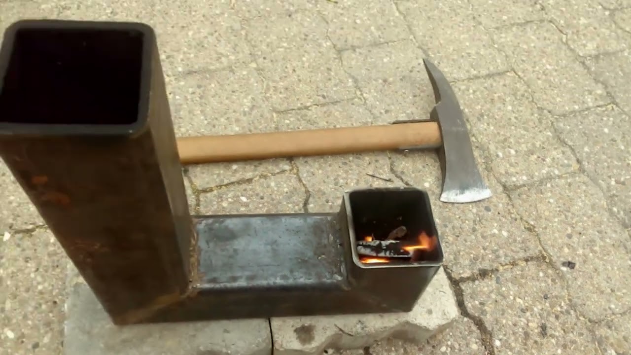 DIY Rocket Stove, J-Type