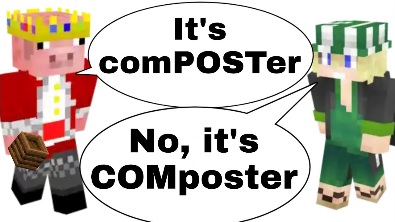 Technoblade and Philza argue how to pronounce 'Composter'