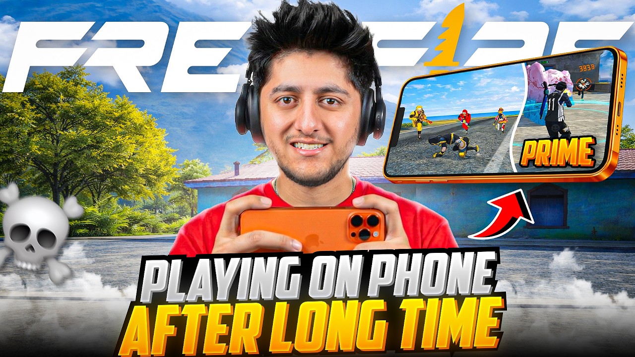 Playing On Mobile After So Long Time 😍Rank Gameplay - Garena Free Fire