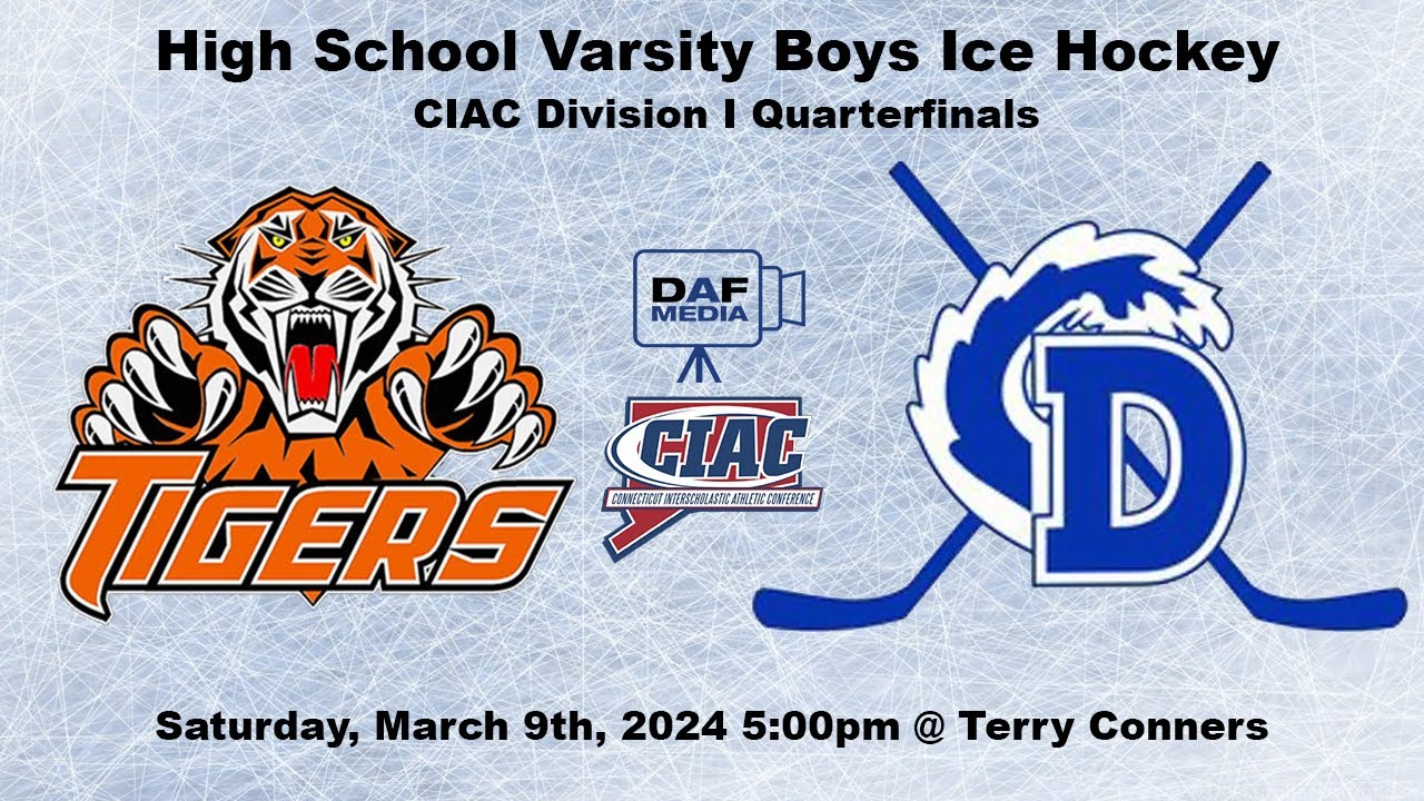 Darien Varsity Boys Hockey vs. Ridgefield | 2023-24 CIAC Division I Quarterfinals