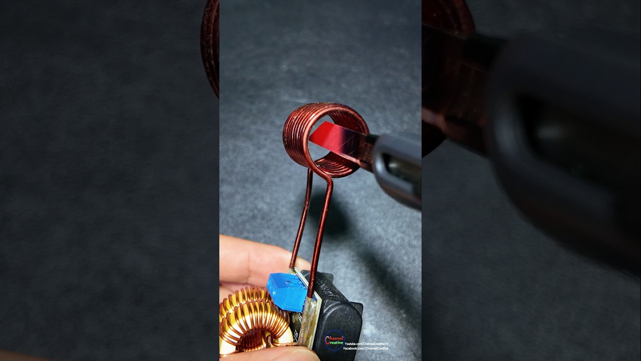 ZVS 120W induction heater module #heater #module #show #test