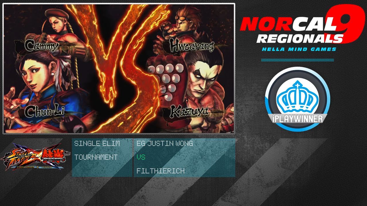 NCR9: EG Justin Wong vs FilthieRich - Street Fighter x Tekken Single Elim Tournament