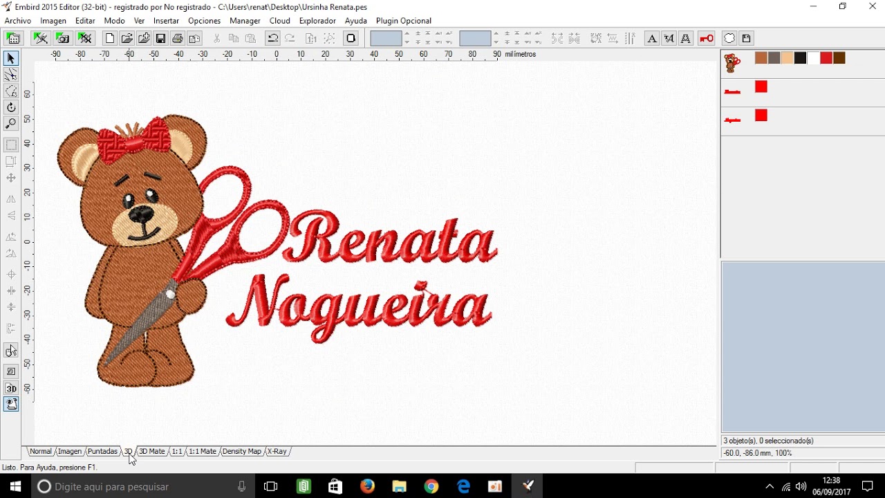 aula 3 -   escrevendo nomes, montagem e invertendo matriz Embird