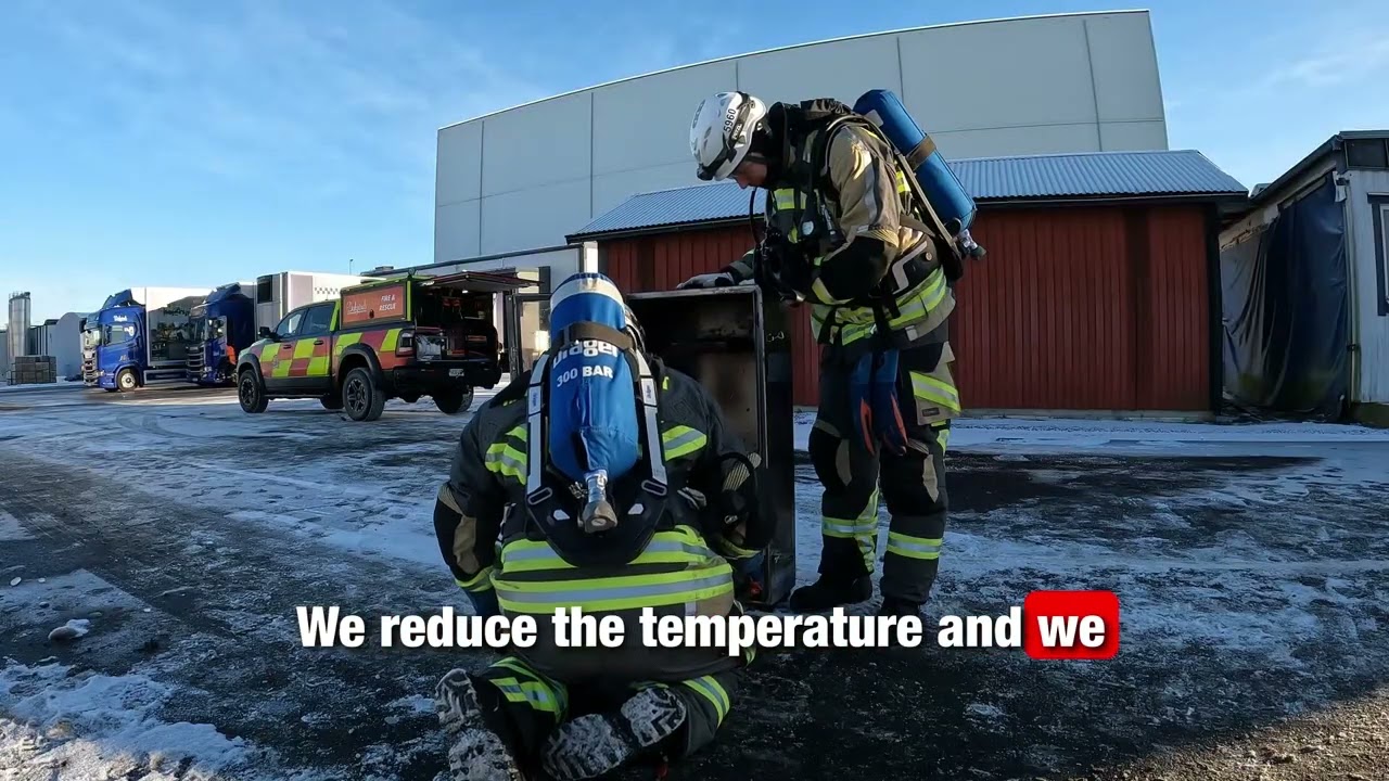 Hašení lithiových baterií – MAUS aerosol v akci