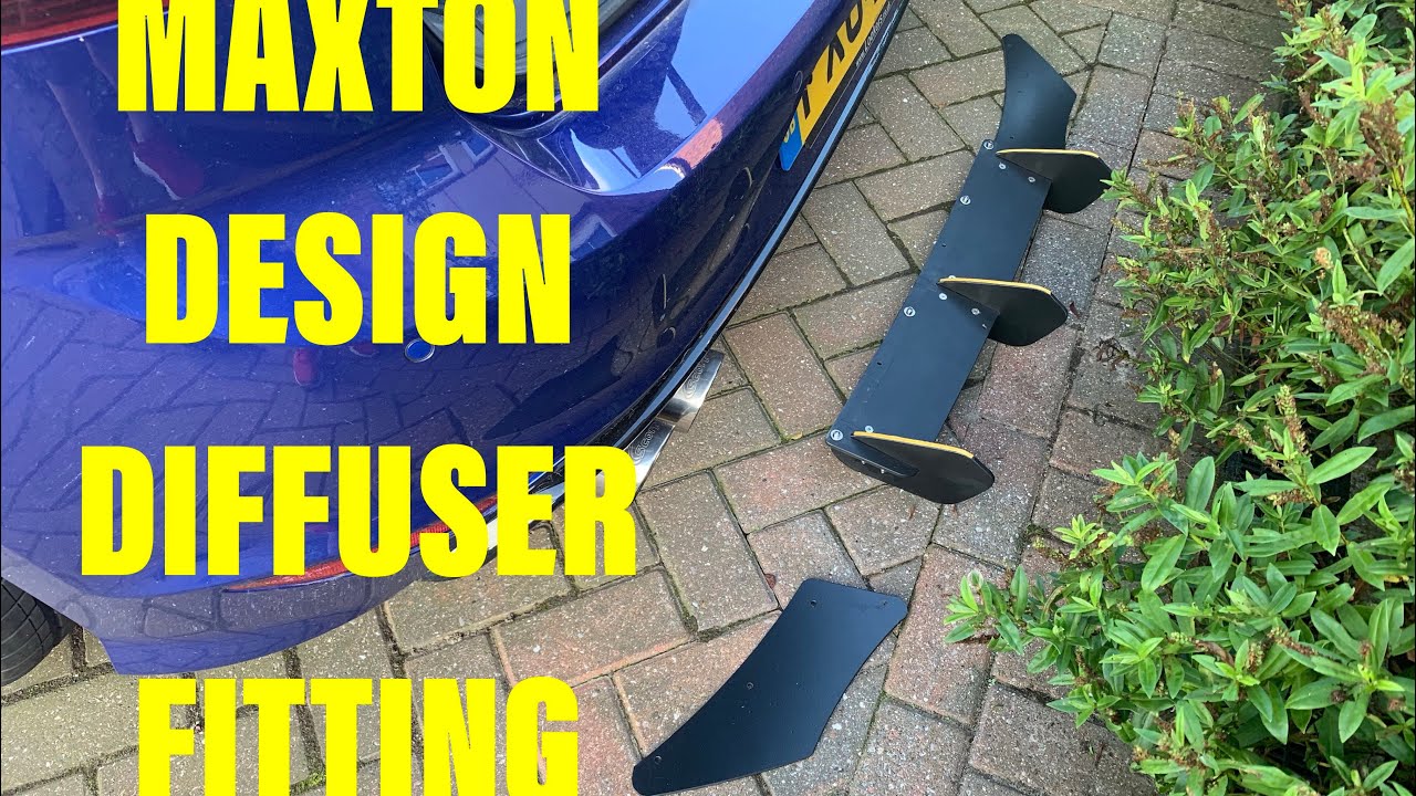 VW Golf MK7 R Maxton Design Rear Diffuser Fitting