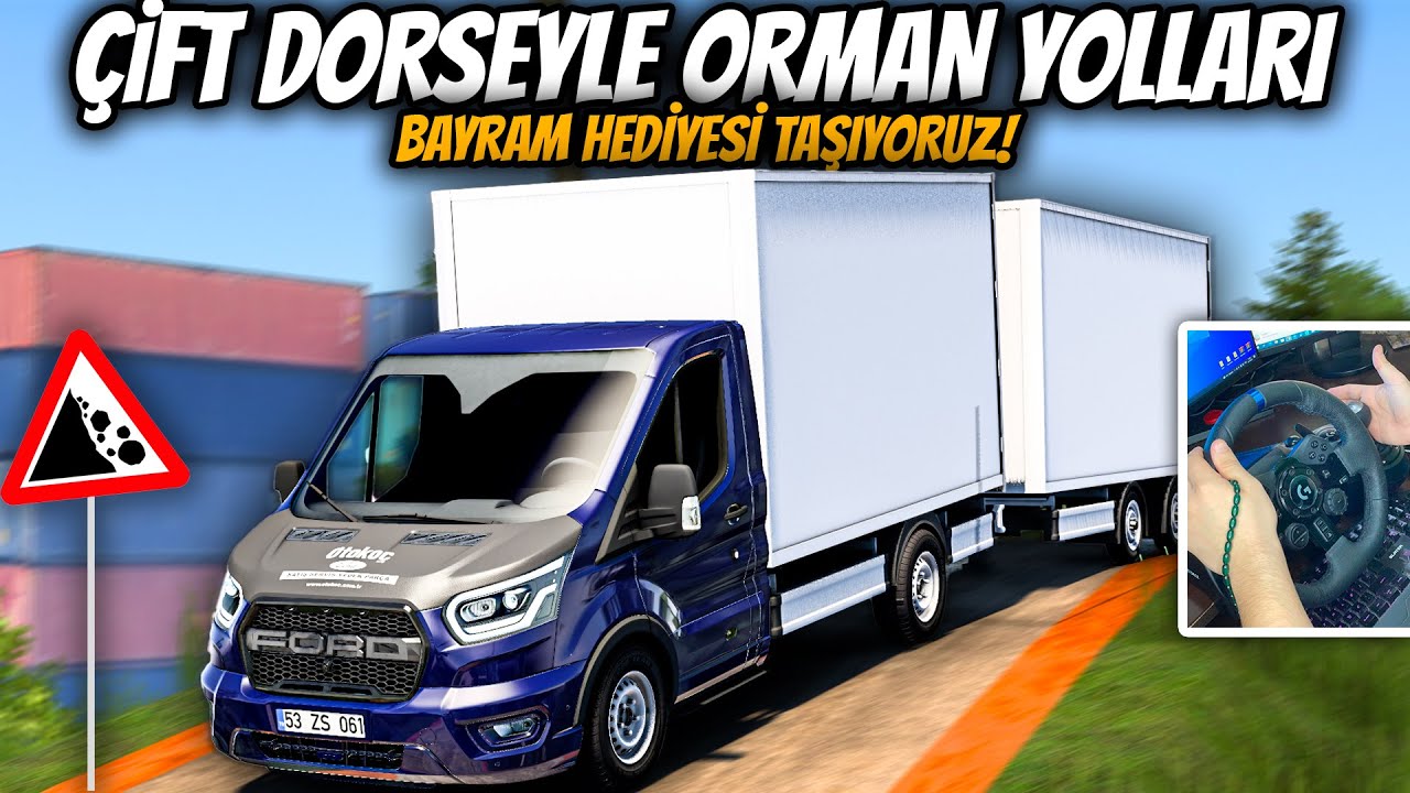 FORD TRANSİT 'E DORSE TAKTIK 🤣 GECİKMİŞ BAYRAM HEDİYELERİNİZ GELİYOR !!! - ETS 2 FORD TRANSİT MOD