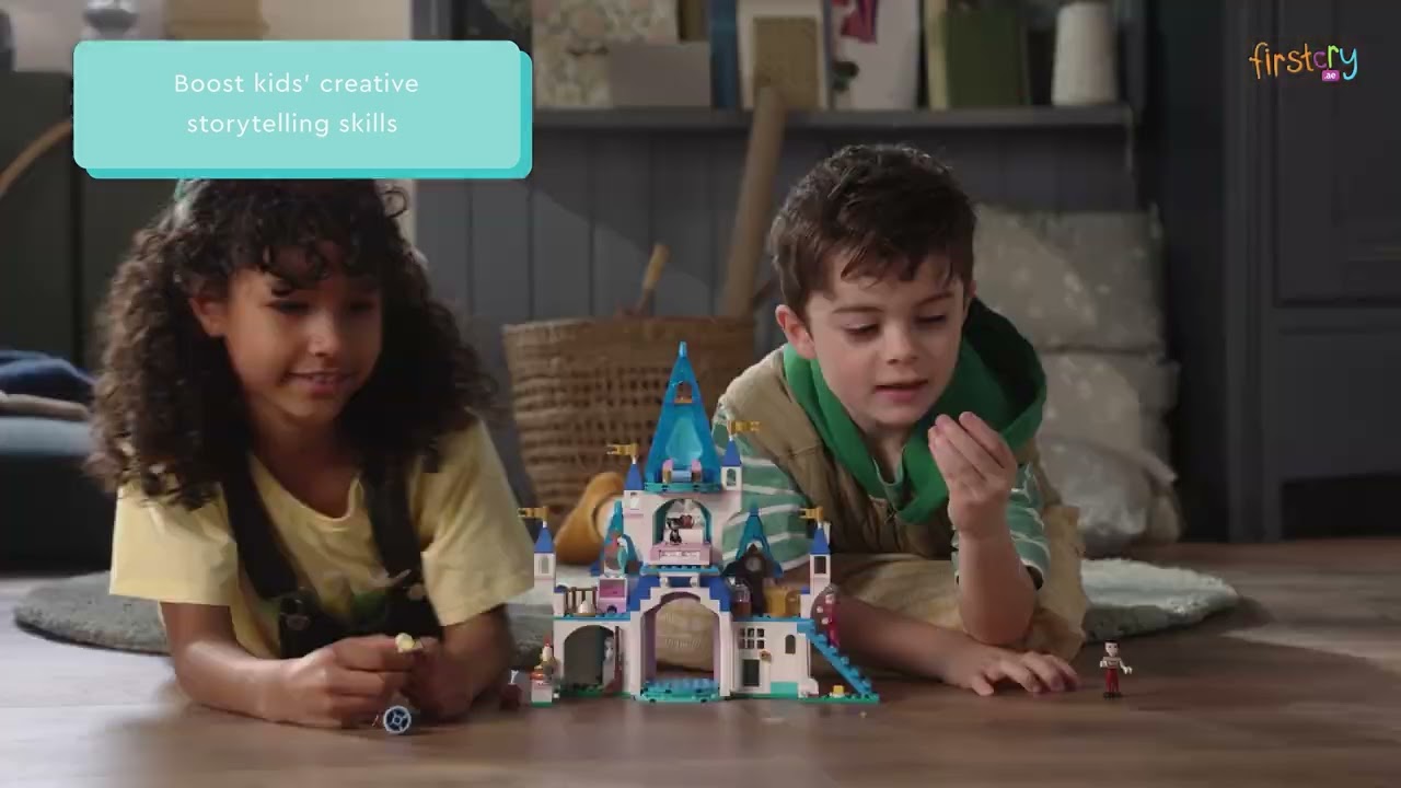 LEGO Disney Princess Cinderella and Prince Charming's Castle 43206 - 365 Pieces