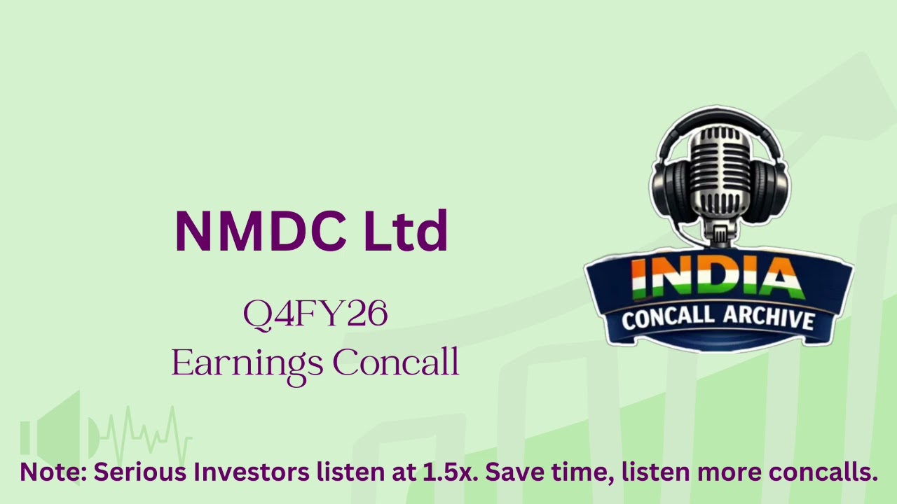 NMDC Ltd | Q4FY26 Earnings Concall